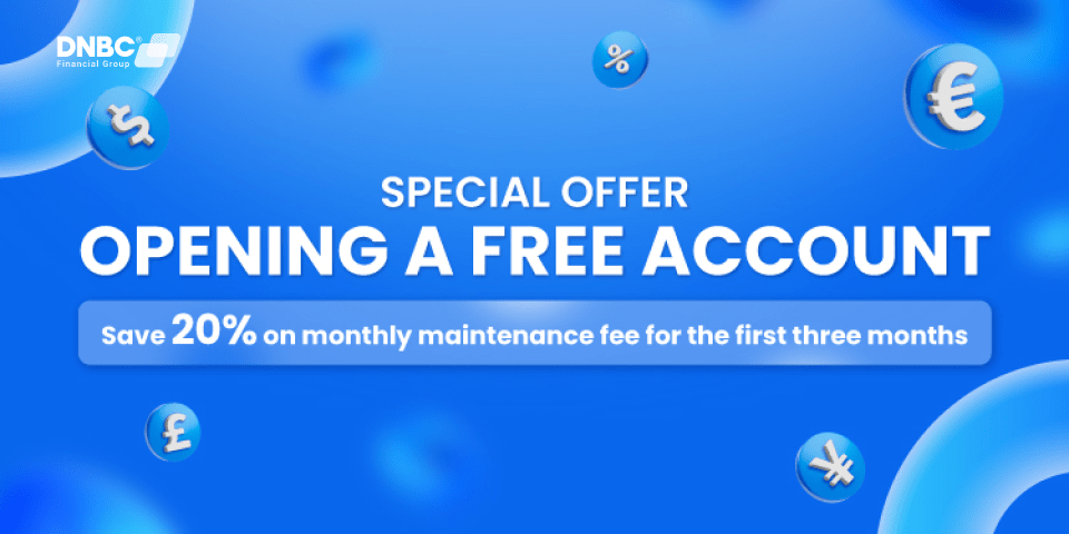 20 percent off monthly maintenance fee for 3 months