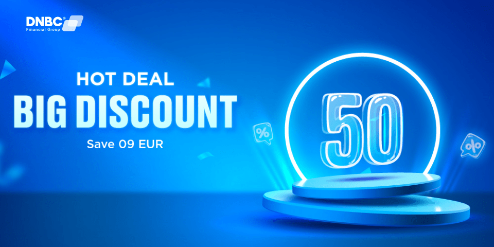 50 percent discount on personal account